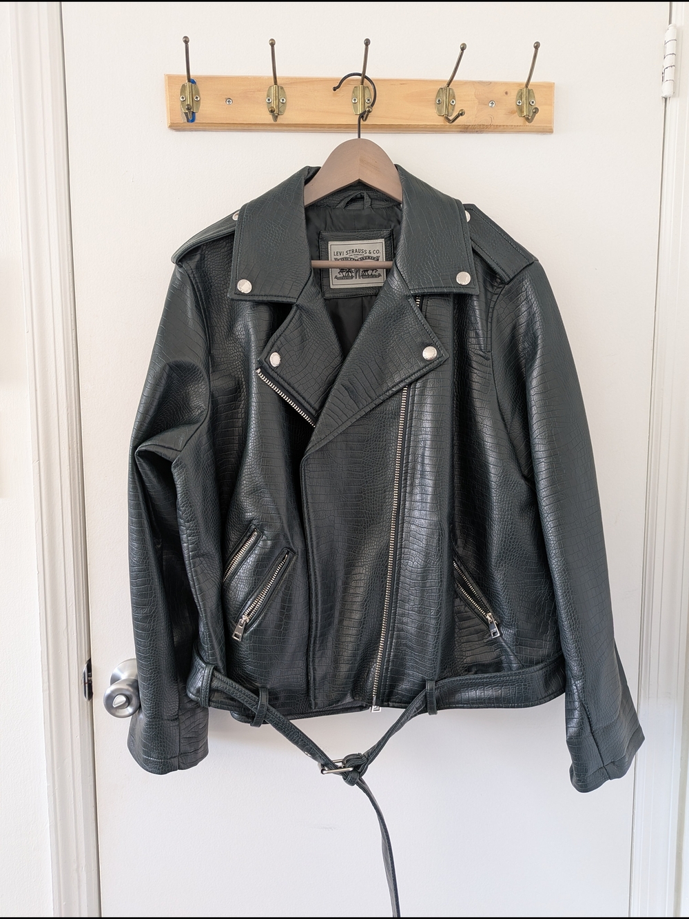 Levi's Deep Green Moto Jacket